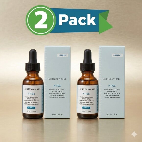 SkinCeuticals P-TIOX Anti-Wrinkle Peptide Serum 30ml .Pack of 2. - Picture 2 of 7